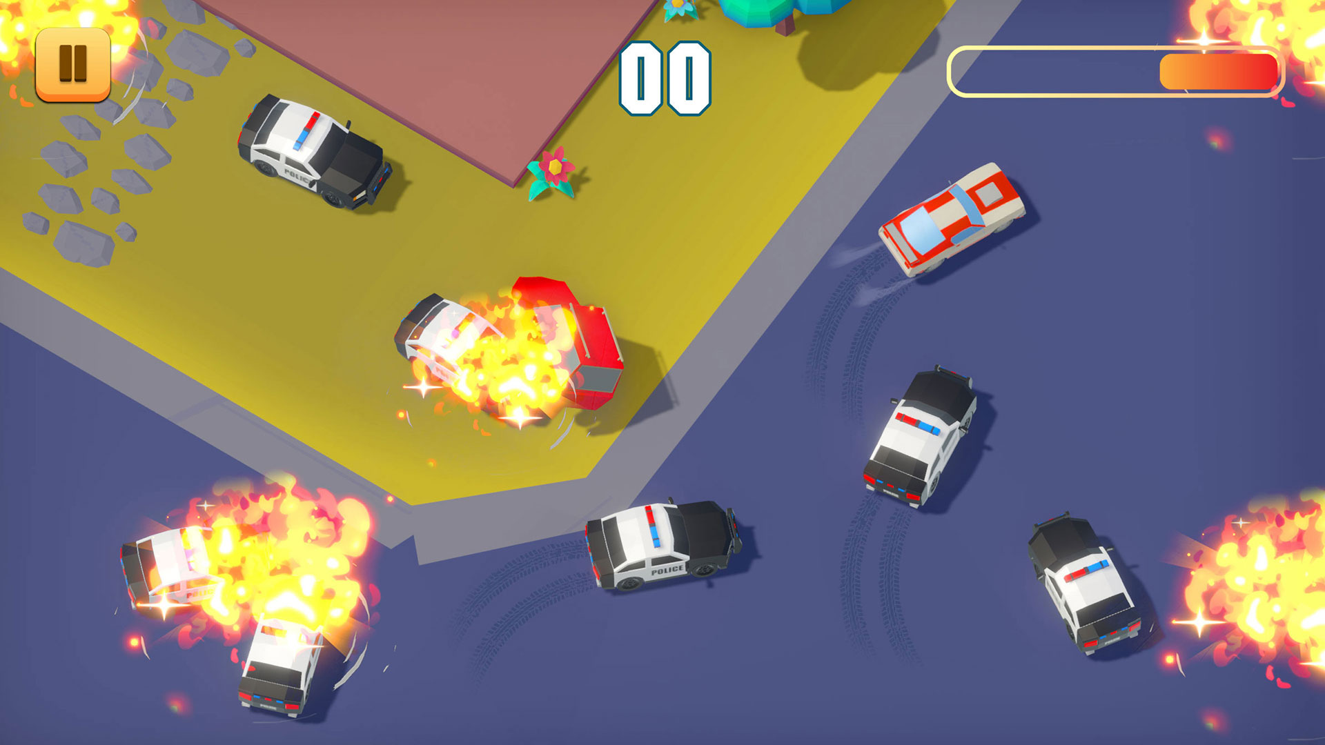 escape quest police car chase game screenshot